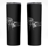 Believe In Yourself Skinny Tumbler Strong Fist Motivational Quote