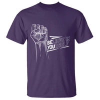Believe In Yourself T Shirt Strong Fist Motivational Quote - Wonder Print Shop