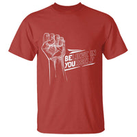 Believe In Yourself T Shirt Strong Fist Motivational Quote - Wonder Print Shop