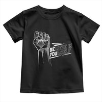 Believe In Yourself Toddler T Shirt Strong Fist Motivational Quote - Wonder Print Shop