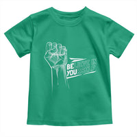 Believe In Yourself Toddler T Shirt Strong Fist Motivational Quote - Wonder Print Shop