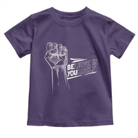 Believe In Yourself Toddler T Shirt Strong Fist Motivational Quote - Wonder Print Shop