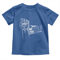 Believe In Yourself Toddler T Shirt Strong Fist Motivational Quote - Wonder Print Shop