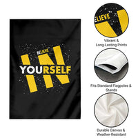 Inspirational Quote Garden Flag Believe In Yourself Motivation - Wonder Print Shop