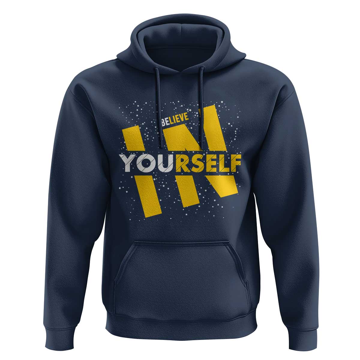 Inspirational Quote Hoodie Believe In Yourself Motivation - Wonder Print Shop