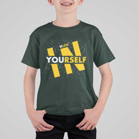 Inspirational Quote T Shirt For Kid Believe In Yourself Motivation - Wonder Print Shop