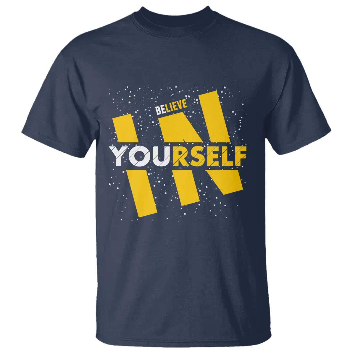 Inspirational Quote T Shirt Believe In Yourself Motivation - Wonder Print Shop