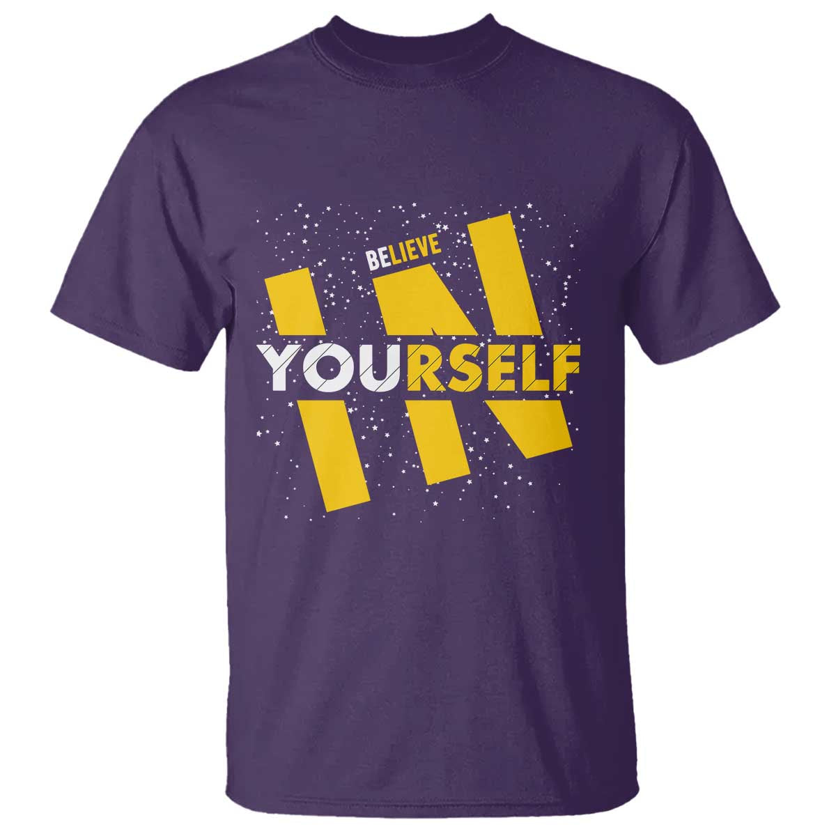Inspirational Quote T Shirt Believe In Yourself Motivation - Wonder Print Shop