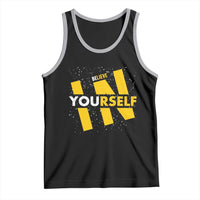 Inspirational Quote Tank Top Believe In Yourself Motivation - Wonder Print Shop