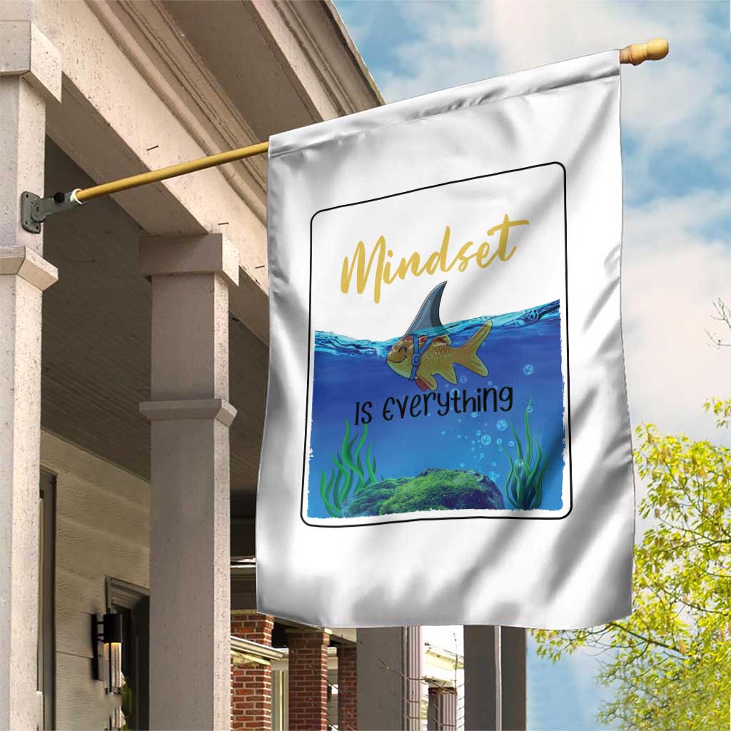 Mindset Is Everything Garden Flag Positive Thinking Motivation - Wonder Print Shop