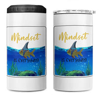 Mindset Is Everything 4 in 1 Can Cooler Tumbler Positive Thinking Motivation