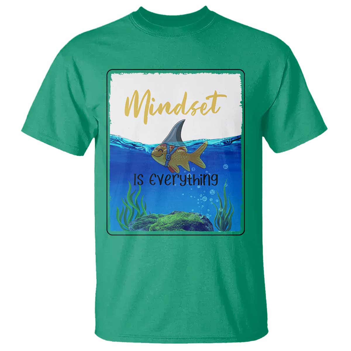 Mindset Is Everything T Shirt Positive Thinking Motivation - Wonder Print Shop