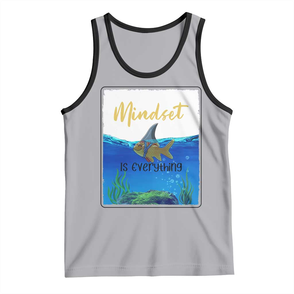 Mindset Is Everything Tank Top Positive Thinking Motivation - Wonder Print Shop