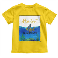 Mindset Is Everything Toddler T Shirt Positive Thinking Motivation - Wonder Print Shop