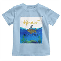 Mindset Is Everything Toddler T Shirt Positive Thinking Motivation - Wonder Print Shop