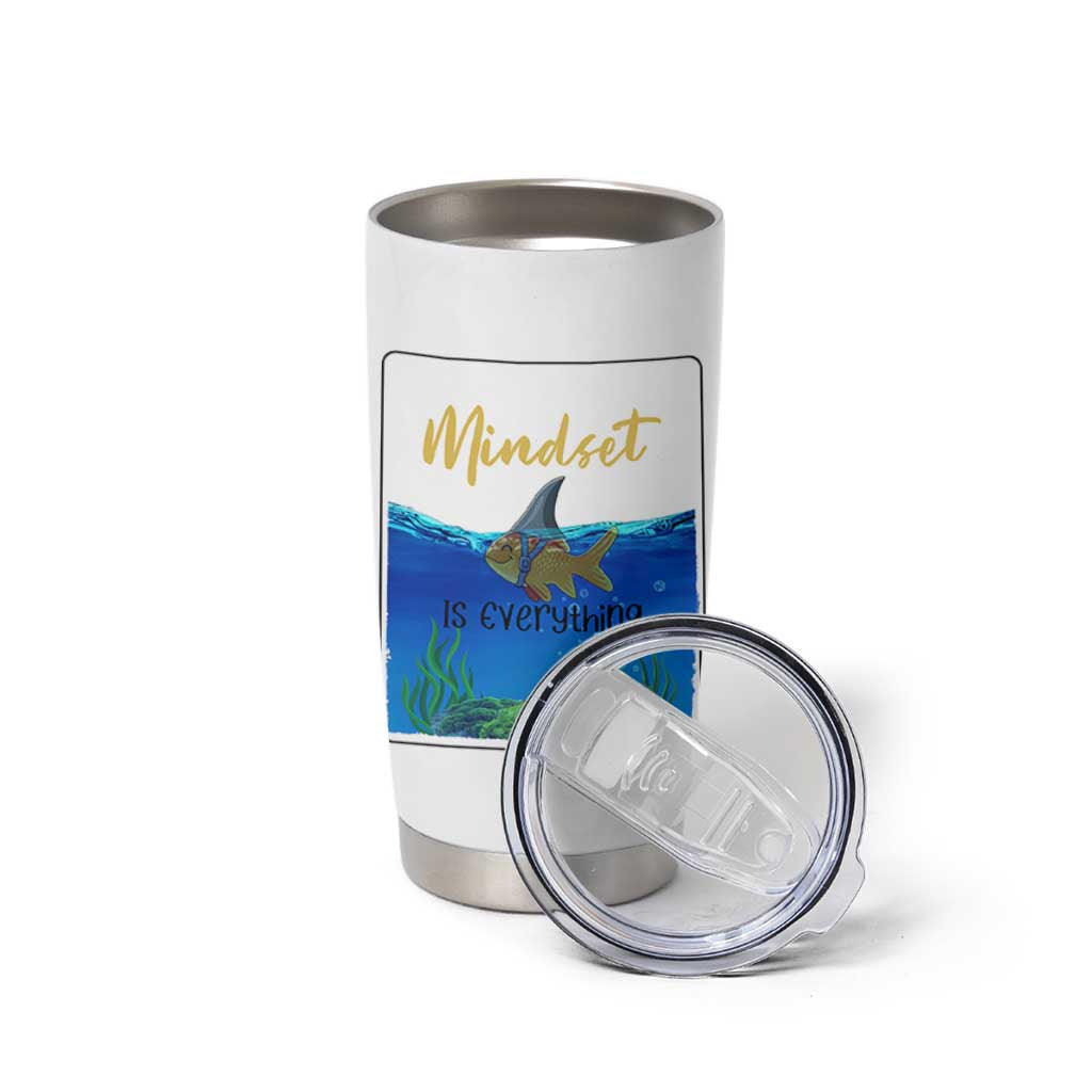 Mindset Is Everything Tumbler Cup Positive Thinking Motivation