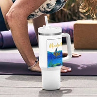 Mindset Is Everything Tumbler With Handle Positive Thinking Motivation