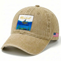 Mindset Is Everything Washed Cotton Baseball Cap Positive Thinking Motivation