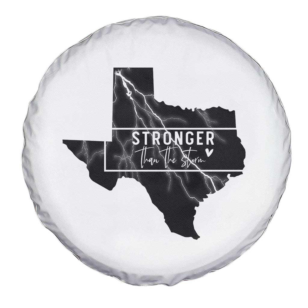 Strong Texas Spare Tire Cover Stronger Than The Storm Quote - Wonder Print Shop