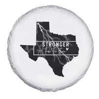 Strong Texas Spare Tire Cover Stronger Than The Storm Quote - Wonder Print Shop