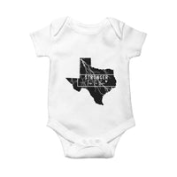 Strong Texas Baby Onesie Stronger Than The Storm Quote - Wonder Print Shop