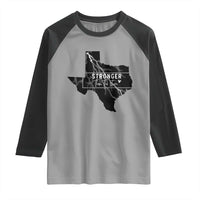 Strong Texas Raglan Shirt Stronger Than The Storm Quote - Wonder Print Shop