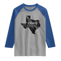 Strong Texas Raglan Shirt Stronger Than The Storm Quote - Wonder Print Shop