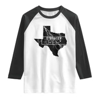 Strong Texas Raglan Shirt Stronger Than The Storm Quote - Wonder Print Shop
