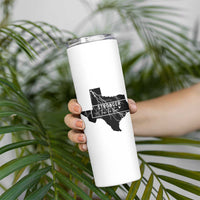 Strong Texas Skinny Tumbler Stronger Than The Storm Quote