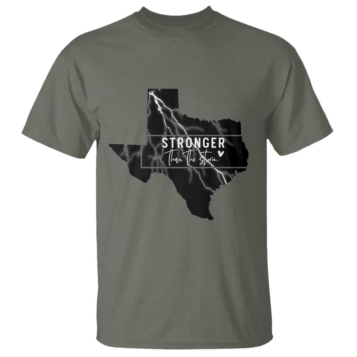 Strong Texas T Shirt Stronger Than The Storm Quote - Wonder Print Shop