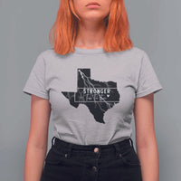 Strong Texas T Shirt For Women Stronger Than The Storm Quote - Wonder Print Shop