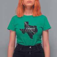 Strong Texas T Shirt For Women Stronger Than The Storm Quote - Wonder Print Shop