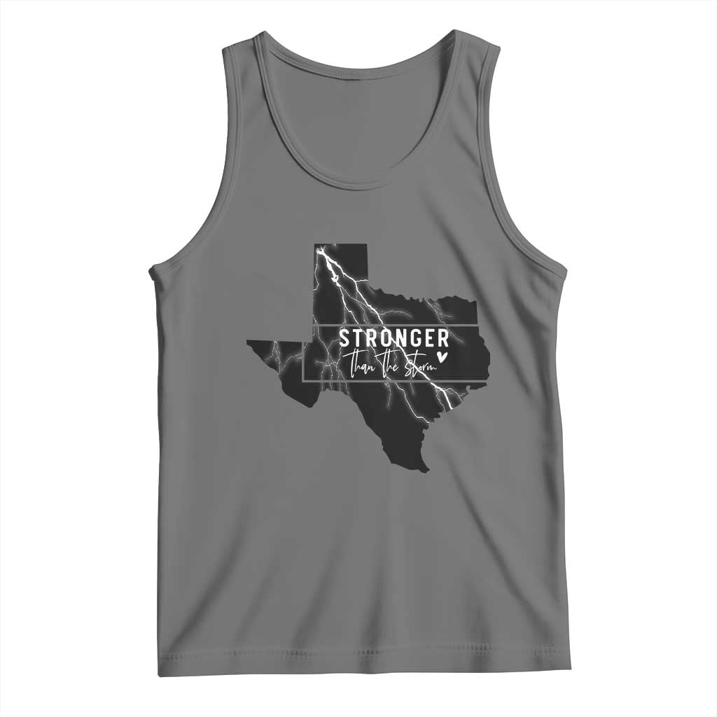 Strong Texas Tank Top Stronger Than The Storm Quote - Wonder Print Shop