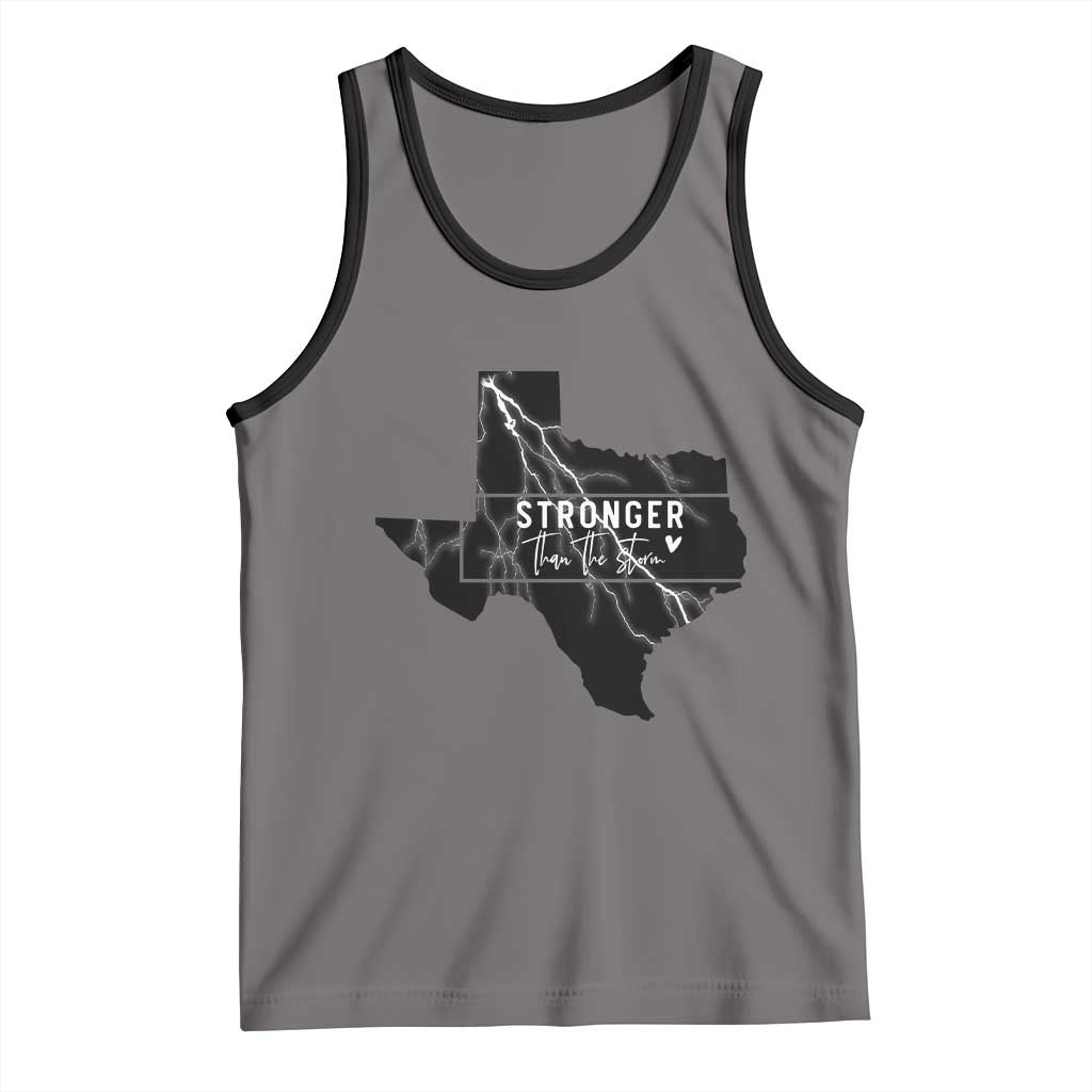 Strong Texas Tank Top Stronger Than The Storm Quote - Wonder Print Shop