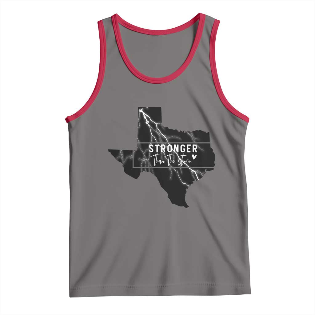 Strong Texas Tank Top Stronger Than The Storm Quote - Wonder Print Shop