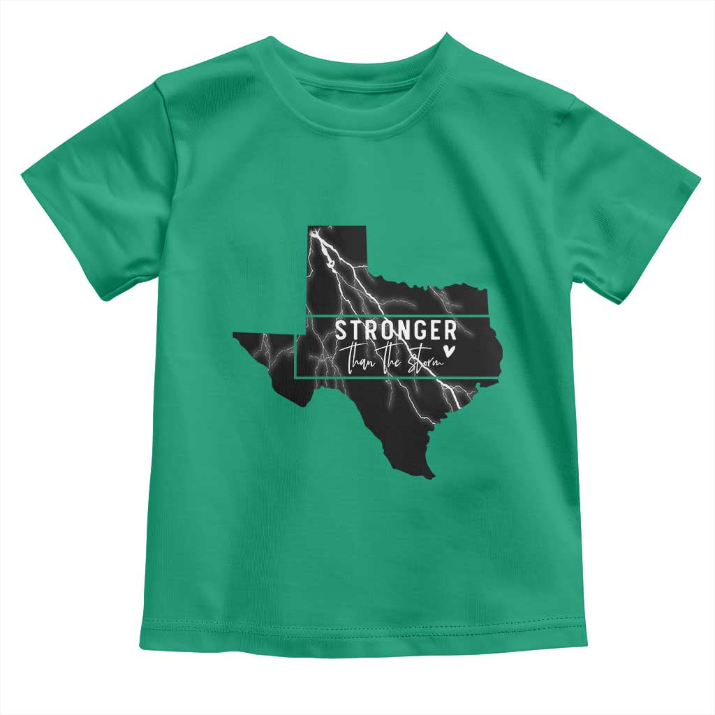 Strong Texas Toddler T Shirt Stronger Than The Storm Quote - Wonder Print Shop