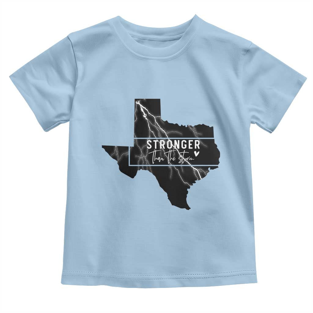 Strong Texas Toddler T Shirt Stronger Than The Storm Quote - Wonder Print Shop