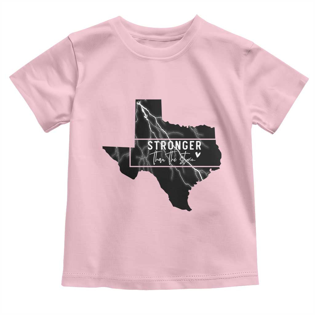 Strong Texas Toddler T Shirt Stronger Than The Storm Quote - Wonder Print Shop
