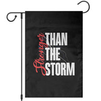 Stronger Than The Storm Garden Flag Positive Mindset Motivation - Wonder Print Shop