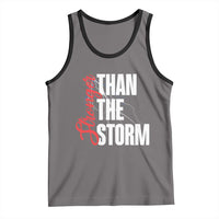 Stronger Than The Storm Tank Top Positive Mindset Motivation - Wonder Print Shop