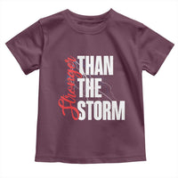Stronger Than The Storm Toddler T Shirt Positive Mindset Motivation - Wonder Print Shop