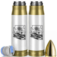 Arizona Cactus Vintage State Map Desert Gift Bullet Tumbler - Wonder Print Shop