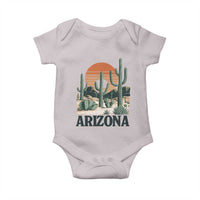 Arizona Desert Sunset Baby Onesie Vintage Cactus Grand Canyon State Gift - Wonder Print Shop