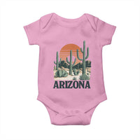 Arizona Desert Sunset Baby Onesie Vintage Cactus Grand Canyon State Gift - Wonder Print Shop