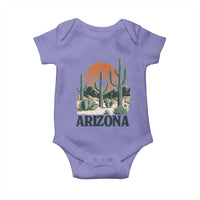 Arizona Desert Sunset Baby Onesie Vintage Cactus Grand Canyon State Gift - Wonder Print Shop