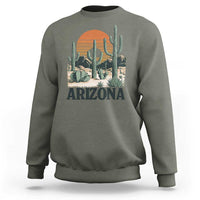Arizona Desert Sunset Sweatshirt Vintage Cactus Grand Canyon State Gift - Wonder Print Shop