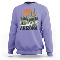 Arizona Desert Sunset Sweatshirt Vintage Cactus Grand Canyon State Gift - Wonder Print Shop