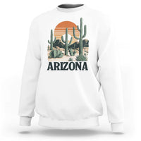Arizona Desert Sunset Sweatshirt Vintage Cactus Grand Canyon State Gift - Wonder Print Shop