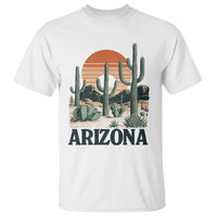 Arizona Desert Sunset T Shirt Vintage Cactus Grand Canyon State Gift - Wonder Print Shop