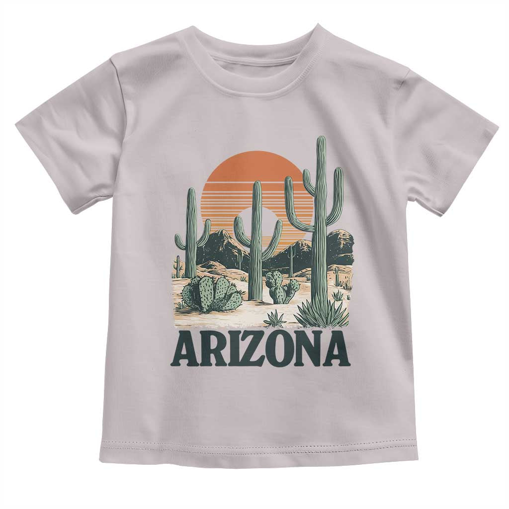 Arizona Desert Sunset Toddler T Shirt Vintage Cactus Grand Canyon State Gift - Wonder Print Shop